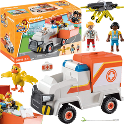 PLAYMOBIL DUCK ON CALL FIGURKI KARETKA AMBULANS