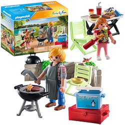 PLAYMOBIL FAMILY FUN WSPÓLNE GRILLOWANIE FIGURKI AKCESORIA 51 EL. 71427