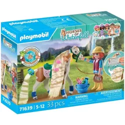 PLAYMOBIL HORSES OF WATERFALL ELLIE KOŃ GRZYWA DO STYLIZACJI 33 EL. FIGURKI