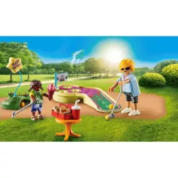 PLAYMOBIL MINIGOLF ZAWODY W GOLFA FIGURKI AKCESORIA MY LIFE 33 EL.