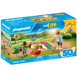 PLAYMOBIL MINIGOLF ZAWODY W GOLFA FIGURKI AKCESORIA MY LIFE 33 EL.