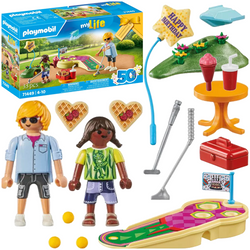 PLAYMOBIL MINIGOLF ZAWODY W GOLFA FIGURKI AKCESORIA MY LIFE 33 EL.