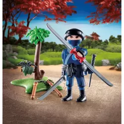 PLAYMOBIL NINJA Z UZBROJENIEM FIGURKA AKCESORIA SPECIAL PLUS 15 EL.