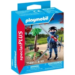 PLAYMOBIL NINJA Z UZBROJENIEM FIGURKA AKCESORIA SPECIAL PLUS 15 EL.