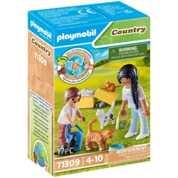 PLAYMOBIL RODZINA KOTKÓW KOTKI KOTY FIGURKI AKCESORIA COUNTRY 17 EL. 71309