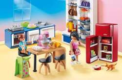 PLAYMOBIL RODZINNA KUCHNIA FIGURKI AKCESORIA DOLLHOUSE 129 ELEMENTÓW