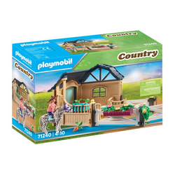 PLAYMOBIL ROZBUDOWA STAJNI DLA KONI FIGURKI ZAGRODA COUNTRY WYBIEG BOKS