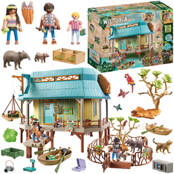 PLAYMOBIL WILTOPIA OŚRODEK OPIEKI NAD ZWIERZĘTAMI FIGURKI AKCESORIA 347 EL.