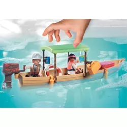 PLAYMOBIL WILTOPIA WYCIECZKA ŁODZIĄ DO MANATÓW FIGURKI AKCESORIA 71 EL.