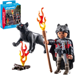 PLAYMOBIL WOJOWNIK Z WILKIEM FIGURKA POCHODNIA AKCESORIA SPECIAL PLUS 12 EL