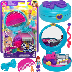 POLLY POCKET LALECZKA LUSTERKO PUZDERKO Z AKCESORIAMI URODZINY GVM24