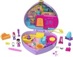 POLLY POCKET LALECZKI STUDIO ARTYSTYCZNE SERDUSZKO FIGURKI MATTEL