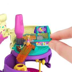 POLLY POCKET LALECZKI ZAKRĘCONE LODY HOTEL DOMEK TOREBKA FIGURKI