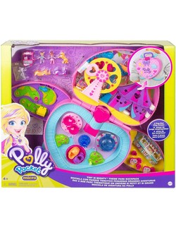 POLLY POCKET ROZKŁADANY PARK ROZRYWKI PLECAK GKL60