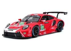 PORSCHE 911 RSR LM 2020 SAMOCHÓD METALOWY POJAZD MODEL BBURAGO 1/24