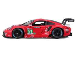 PORSCHE 911 RSR LM 2020 SAMOCHÓD METALOWY POJAZD MODEL BBURAGO 1/24