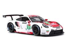 PORSCHE 911 RSR LM 2020 SAMOCHÓD METALOWY POJAZD MODEL BBURAGO 1/24