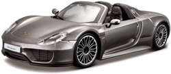 PORSCHE 918 SPYDER SREBRNY SAMOCHÓD METALOWY MODEL POJAZD BBURAGO 1/24