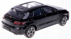 PORSCHE MACAN TURBO METALOWY SAMOCHÓD KOLEKCJONERSKI BBURAGO 1:43 CZARNY