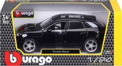 PORSCHE MACAN TURBO SUV SAMOCHÓD METALOWY POJAZD MODEL BBURAGO 1/24