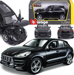 PORSCHE MACAN TURBO SUV SAMOCHÓD METALOWY POJAZD MODEL BBURAGO 1/24