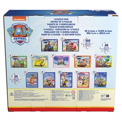 PSI PATROL PUZZLE XXL 12w1 UKŁADANEK OBRAZKI PIESKI CHASE ZUMA SPIN MASTER