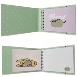 PUSHEEN PAMIĘTNIK NOTES NOTATNIK NA SPIRALI ZAMYKANY NA GUMKĘ A5 64K LINIA 