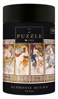 PUZZLE 1000 ALPHONSE MUCHA CZTERY PORY ROKU INTERDRUK ART SZTUKA