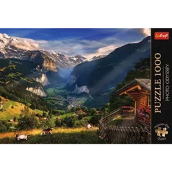 PUZZLE 1000 EL PREMIUM PLUS DOLINA LAUTERBRUNNEN SZWAJCARIA 10821 TREFL