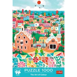 PUZZLE 1000 ELEMENTÓW ART OF COLOUR BARCELONA HISZPANIA 10894 TREFL