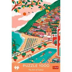 PUZZLE 1000 ELEMENTÓW ART OF COLOUR POSITANO WŁOCHY 10895 TREFL