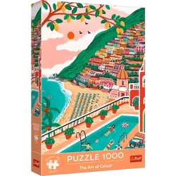 PUZZLE 1000 ELEMENTÓW ART OF COLOUR POSITANO WŁOCHY 10895 TREFL