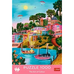 PUZZLE 1000 ELEMENTÓW ART OF COLOUR SIROS GRECJA 10893 TREFL