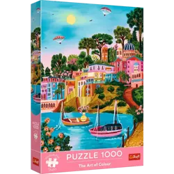 PUZZLE 1000 ELEMENTÓW ART OF COLOUR SIROS GRECJA 10893 TREFL