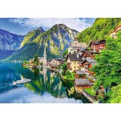 PUZZLE 1000 ELEMENTÓW HALLSTATT AUSTRIA GÓRY UKŁADANKA 10670 - TREFL