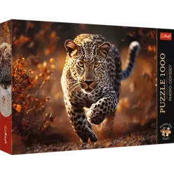 PUZZLE 1000 ELEMENTÓW PREMIUM PLUS DZIKI LEOPARD LAMPART 10818 TREFL