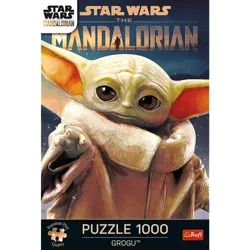 PUZZLE 1000 ELEMENTÓW PREMIUM PLUS GROGU STAR WARS MANDALORIAN 10885 TREFL