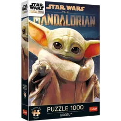 PUZZLE 1000 ELEMENTÓW PREMIUM PLUS GROGU STAR WARS MANDALORIAN 10885 TREFL