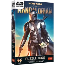 PUZZLE 1000 ELEMENTÓW PREMIUM PLUS THE MANDALORIAN STAR WARS 10891 TREFL