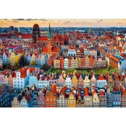 PUZZLE 1000 ELEMENTÓW PREMIUM PLUS WIDOK NA GDAŃSK, POLSKA 10856 TREFL