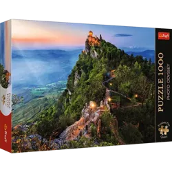 PUZZLE 1000 ELEMENTÓW PREMIUM PLUS WIEŻA CESTA SAN MARINO 10822 TREFL