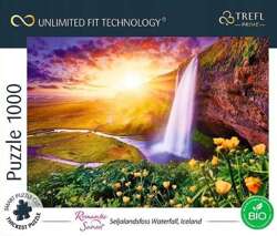 PUZZLE 1000 SELJALANDSFOSS WATERFALL WODOSPAD ISLANDIA - 10756 TREFL 