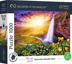 PUZZLE 1000 SELJALANDSFOSS WATERFALL WODOSPAD ISLANDIA - 10756 TREFL 