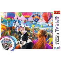 PUZZLE 1040 ELEMENTÓW SPIRALNE FESTIWAL BALONÓW UKŁADANKA 40018 - TREFL