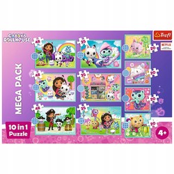 PUZZLE 10w1 KOCI DOMEK GABI W ŚWIECIE GABI 96003 TREFL