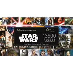 PUZZLE 13500 ELEMENTÓW STAR WARS GWIEZDNE WOJNY 9 UKŁADANEK 81036 TREFL