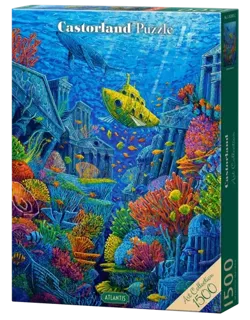 PUZZLE 1500 ATLANTIS ATLANTYDA KRAJOBRAZ OCEAN RAFA KORALOWA CASTORLAND