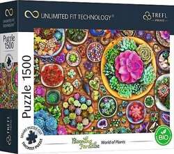 PUZZLE 1500 EL. ŚWIAT ROŚLIN BLOOMING PARADISE 26207 TREFL