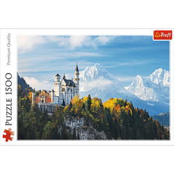 PUZZLE 1500 ELEMENTÓW GÓRY ALPY BAWARSKIE UKŁADANKA KRAJOBRAZ 26133 - TREFL