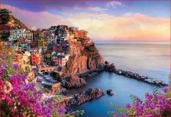 PUZZLE 1500 ELEMENTÓW WIDOK MIASTECZKO MANAROLA UKŁADANKA 26137 - TREFL